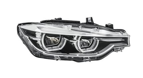 BMW 3 Series 4 Door Saloon 2015-2018 F30 LCI Headlamp LED Adaptive (Not Shadow Edition Models) Driver Side R