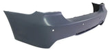BMW 3 Series 4 Door Saloon 2008-2012 E90 LCI Rear Bumper With Sensor Holes (Fits M-Sport & Sport Plus Models Only) Primed