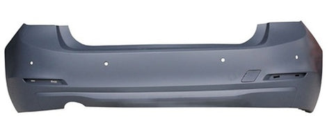 BMW 3 Series 4 Door Saloon 2012-2015 Rear Bumper With Sensor Holes (ED & ES & SE Models Only) Primed