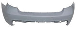BMW 1 Series 5 Door Hatchback 2004-2007 Rear Bumper With Sensor Holes (Not M-Sport Models) Primed