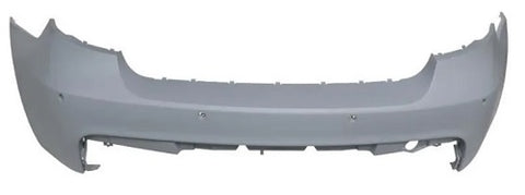 BMW 1 Series 5 Door Hatchback 2004-2007 Rear Bumper With Sensor Holes (Not M-Sport Models) Primed