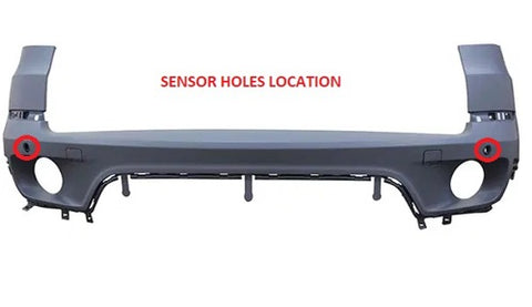 BMW X5 Estate 2010-2013 Rear Bumper With Sensor Holes (SE Models Only) Primed