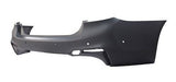 BMW 5 Series Saloon 2017-2020 Rear Bumper With Sensor Holes With Camera Hole (M-Sport Models Only) Primed