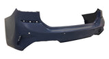 BMW 3 Series Estate 2019-2023 Rear Bumper With Sensor Holes With Park Assist Holes (M-Sport Models) Primed
