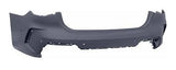 BMW 4 Series Cabriolet 2021-2024 G23 Rear Bumper With Sensor Holes With Park Assist Holes (Fits M-Sport Models Only) Primed