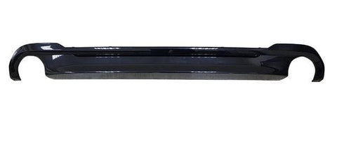 BMW 1 Series 5 Door Hatchback 2019-2024 F40 Rear Bumper Spoiler Single Pipe Double Exhaust (Fits Sport Models Only) Gloss Black