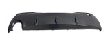 BMW 1 Series 5 Door Hatchback 2019-2024 F40 Rear Bumper Spoiler Single Pipe Exhaust (Fits M-Sport Models Only) Matt Black