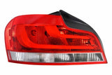 BMW 1 Series Coupe 2011-2013 Rear Lamp Not LED Type (Fits ES & Exclusive & SE & Sport Models) Red & White Passenger Side L