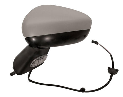 DS 3 Hatchback 2010-2016 Door Mirror Electric Heated Manual Fold Black Arm - Primed Cover Passenger Side L