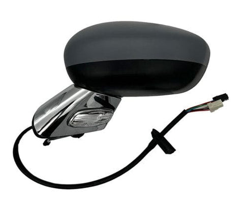 Citroen C3 5 Door Hatchback 2010-2013 Door Mirror Electric Heated Power Fold With Chrome Arm Primed Cover Passenger Side L