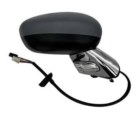 Citroen C3 5 Door Hatchback 2013-2017 Door Mirror Electric Heated Power Fold With Chrome Arm Primed Cover Driver Side R