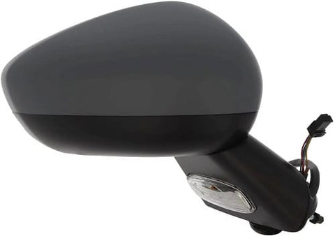 Citroen C3 5 Door Hatchback 2009-2013 Door Mirror Manual Fold Electric Type Not Heated With Indicator With Primed Cover Driver Side R