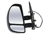 Citroen Relay Van 1999-2002 Door Mirror Manual Fold Electric Type Heated Long Arm Twin Glass With Black Cover Passenger Side L