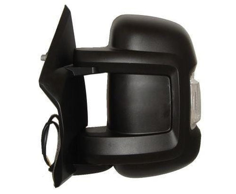 Fiat Ducato Van 2017-2024 Door Mirror Electric Heated Type With Black Cover - No Temp Sensor (Short Arm) Passenger Side L