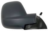 Peugeot Partner Combi/Tepee 2015-2018 Door Mirror Manual Fold Electric Type Not Heated With Primed Cover Driver Side R