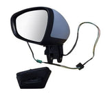 Citroen C4 5 Door Hatchback 2011-2018 Door Mirror Manual Fold Electric Type Heated No Foot Lamp Primed Cover Passenger Side L