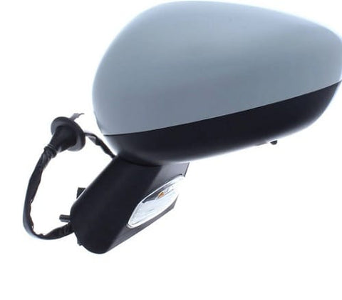 Citroen DS4 Hatchback 2011-2015 Door Mirror Manual Fold Electric Type Heated No Foot Lamp Primed Cover Passenger Side L