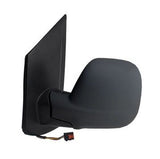 Peugeot Expert Van 2024- Door Mirror Electric Heated Manual Fold No Blind Spot System - Black Cover Passenger Side L