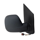 Citroen Dispatch Van 2024- Door Mirror Electric Heated Manual Fold No Blind Spot System - Black Cover Driver Side R