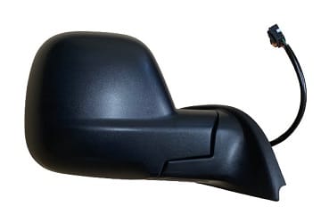 Fiat Doblo Van 2022-2025 Door Mirror Power Fold Electric Type Heated No Blind Spot System With Black Cover Driver Side R
