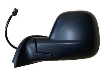 Fiat Doblo Van 2022-2025 Door Mirror Manual Fold Electric Type Heated No Blind Spot System With Black Cover Passenger Side L