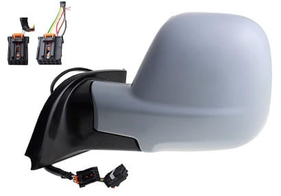Toyota Proace City VAN 2019-2024 Door Mirror Power Fold Electric Type Heated No Blind Spot System With Primed Cover Passenger Side L