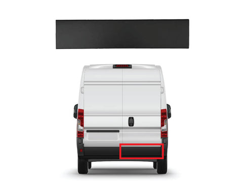 Peugeot Boxer Van 2017-2024 Rear Door Trim Textured Driver Side R