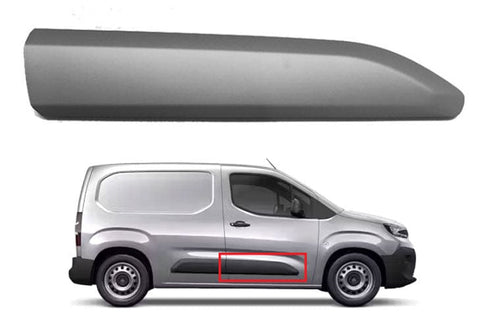 Toyota Proace City Van 2020-2024 Door Trim Front Door Primed Driver Side R