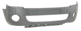 Peugeot Partner Van 2008-2012 Front Bumper With Lamp Holes No Trim Holes Primed