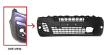 Fiat Scudo Van 2022-2024 Front Bumper With Sensor Holes With Lamp Holes With Blind Spot Holes With Radar Sensor Hole Textured