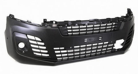 Citroen Dispatch Van 2016-2024 Front Bumper With Lamp Holes With Sensor Holes With Blind Spot Holes With Radar Hole - Textured