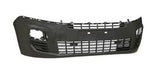 Fiat Doblo Van 2022- Front Bumper No Sensor Holes No Park Assist Holes (With Template To Drill Holes) Textured 
