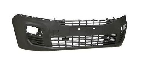 Fiat Doblo Van 2022- Front Bumper No Sensor Holes No Park Assist Holes (With Template To Drill Holes) Textured 