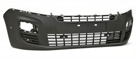 Peugeot Partner Van 2018-2024 Front Bumper With Sensor Holes With Park Assist Holes Textured