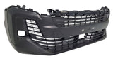 Fiat Scudo Van 2024- Front Bumper No Sensor Holes No Blind Spot Holes With Lamp Holes (With Template To Drill Holes) Textured