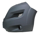 Fiat Ducato Van 2014-2017 Front Bumper Corner With Lamp Holes - Grey (No Wheel Arch Extension) Passenger Side L