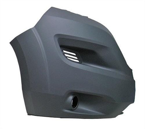 Fiat Ducato Van 2014-2017 Front Bumper Corner With Lamp Holes - Grey (No Wheel Arch Extension) Driver Side R
