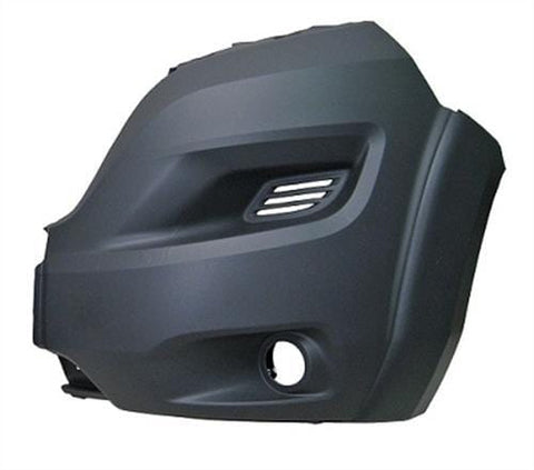 Fiat Ducato Van 2014-2017 Front Bumper Corner With Lamp Holes - Grey (With Wheel Arch Extension) Passenger Side L
