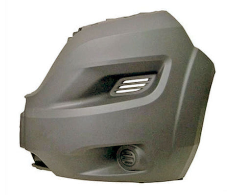 Fiat Ducato Van 2017-2024 Front Bumper Corner No Lamp Holes (No Wheel Arch Extension) Primed Passenger Side L