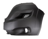Peugeot Boxer Van 2017-2024 Front Bumper Corner With Lamp Holes No Wheel Arch Extension Black Textured - Passenger Side L