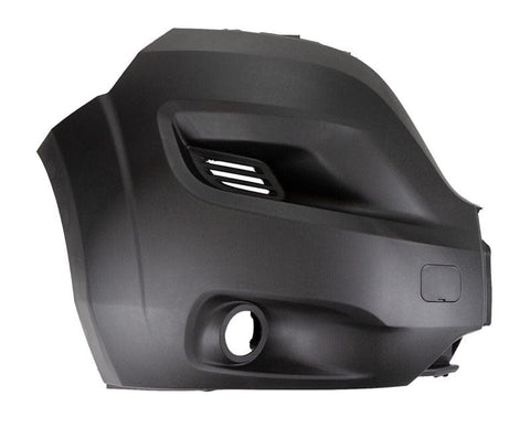 Vauxhall Movano Van 2022-2024 Front Bumper Corner With Lamp Holes (No Wheel Arch Extension) Textured Black - Driver Side R