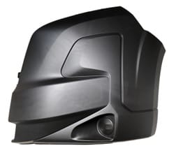 Fiat Ducato Van 2024- Front Bumper Corner No Sensor Hole No Park Assist Hole No Lamp Hole No Wheel Arch Extension Textured Passenger Side L