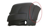 Citroen Relay Van 2024- Front Bumper Corner No Sensor Hole No Park Assist Hole With Lamp Hole With Arch Extensions Textured Passenger Side L
