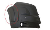 Fiat Ducato Van 2024- Front Bumper Corner With Sensor Hole With Park Assist Hole With Lamp Hole With Arch Extensions Textured Driver Side R