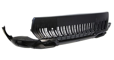 Citroen C3 Aircross Hatchback 2021-2025 Front Bumper Grille With Sensor Holes Textured
