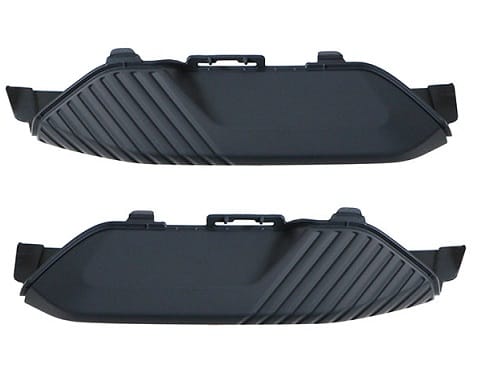 Citroen C3 Aircross Hatchback 2021-2025 Front Bumper Spoiler Outer Section 2 Piece Set 2 Piece Set