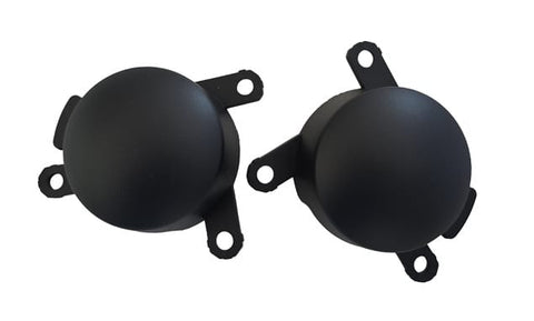 Peugeot Partner Van 2023- Front Bumper Trim Fog Lamp Blank 2 Piece Set Textured