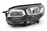 Citroen Spacetourer MPV 2016-2022 Headlamp Halogen Type Black Passenger Side L