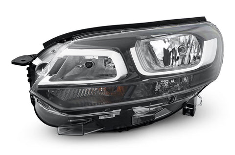 Citroen Dispatch Van 2016-2024 Headlamp Halogen Type Black Passenger Side L
