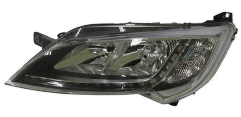 Fiat Ducato Van 2014-2017 Headlamp Halogen H7 With LED Daytime Running Lamp (Incudes Motor) Chrome Passenger Side L